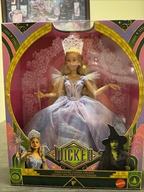 Mattel Glinda Doll in Lavender and Pink Sparkle Gown